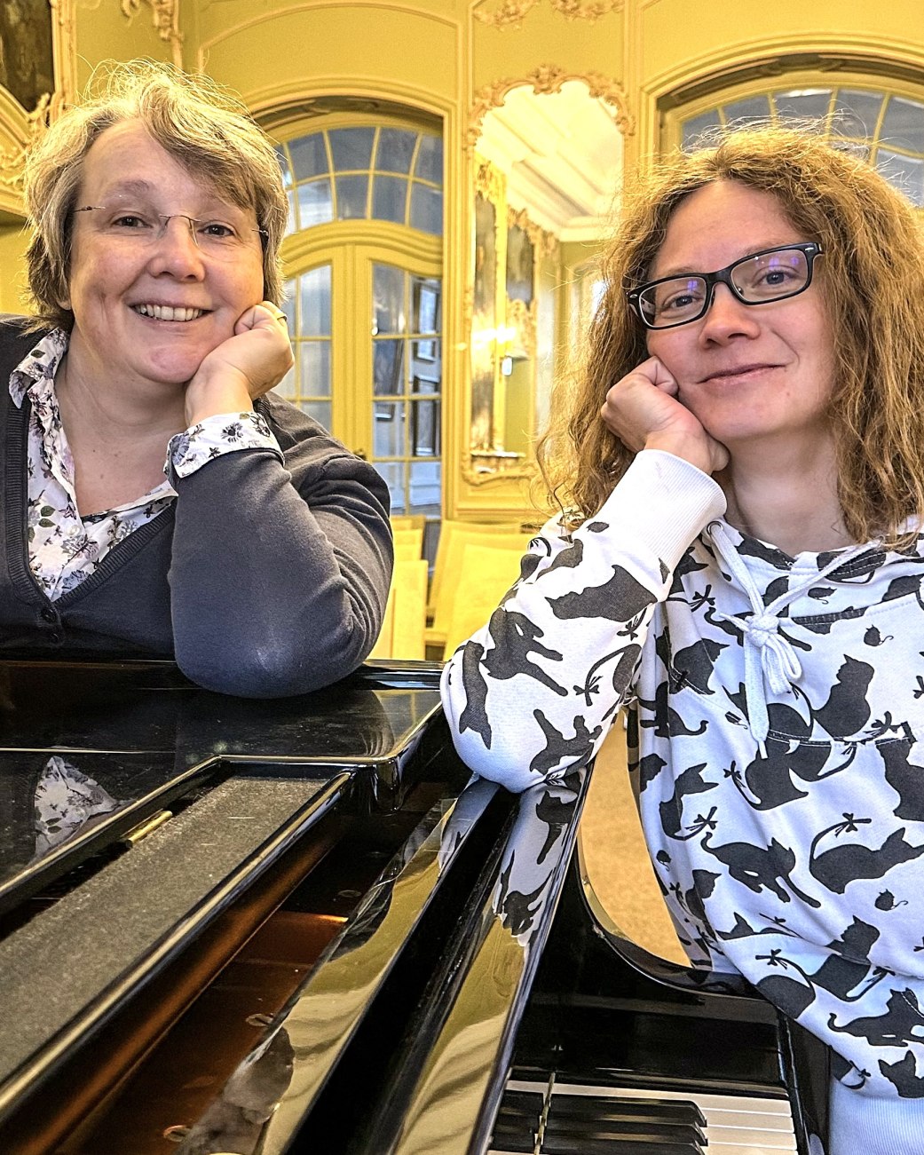 Catherine Jolles (links, Gesang) und Susanne Roth (Klavier), © Musikschule Bad Salzuflen