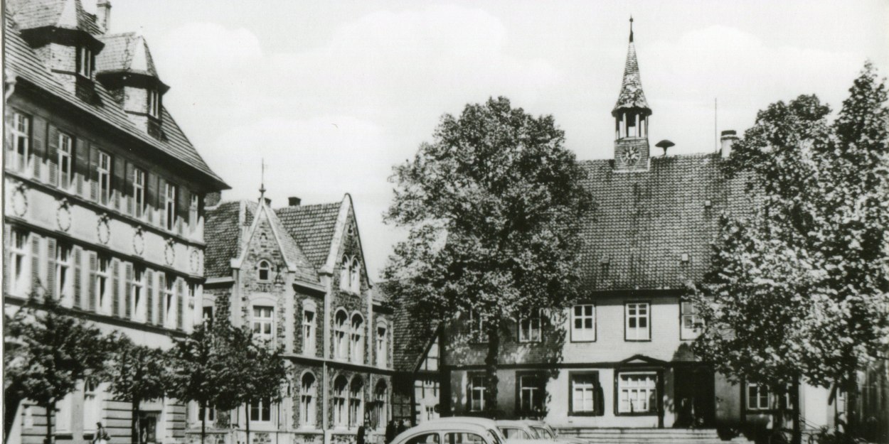 Blick vom Markt in die Rathausgasse, © Stadt Bad Salzuflen