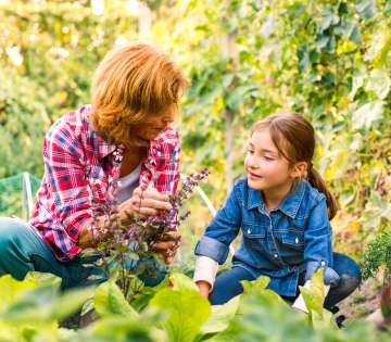 Frau und Kind im Garten, © stock.adobe.com - Halfpoint