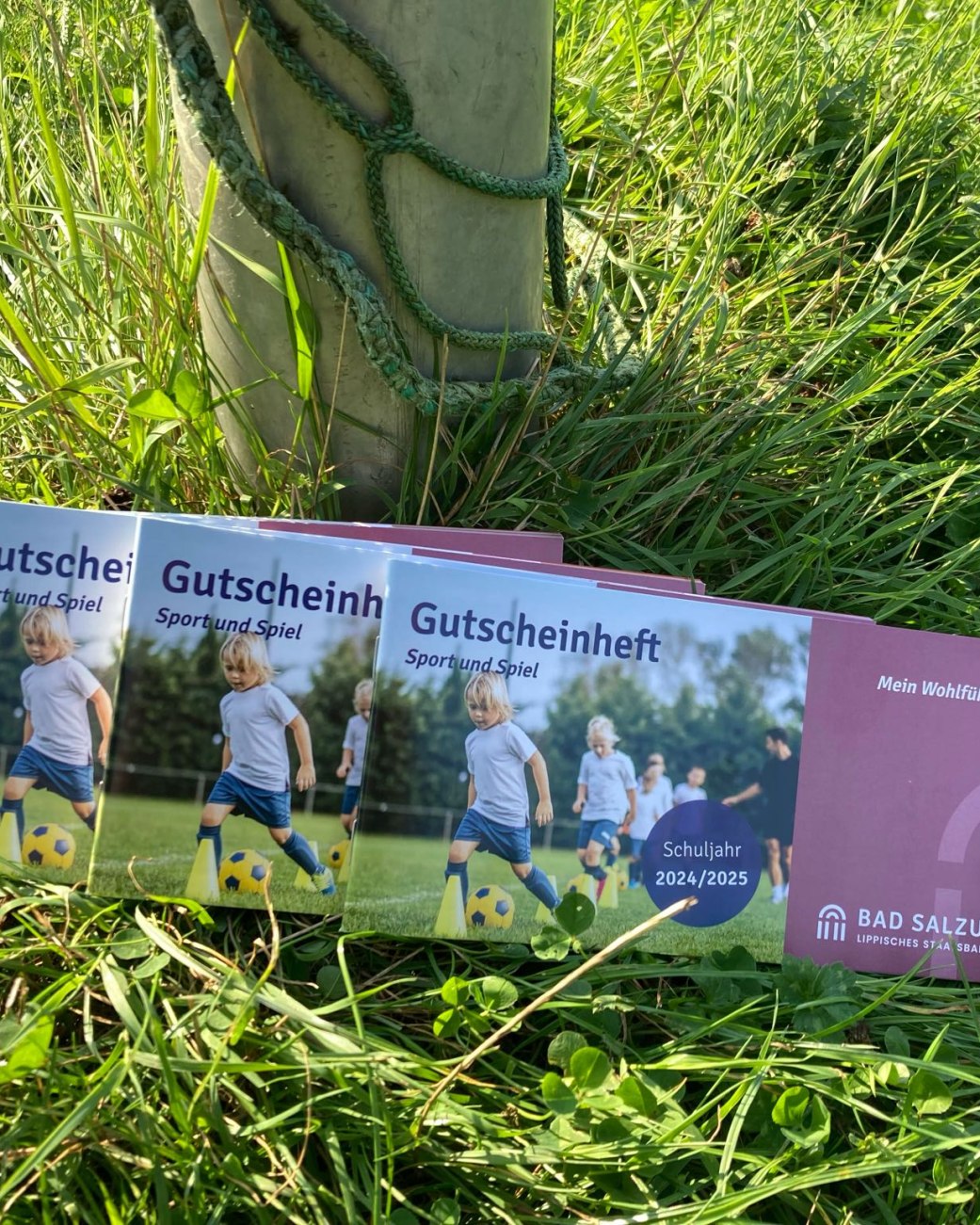 Gutscheinheft Sport und Spiel, © Stadt Bad Salzuflen